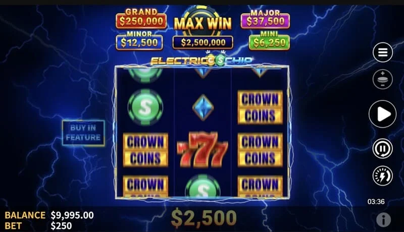 Electric Chip: inicio de Hold and Spin con Collector Coin en el segundo carrete